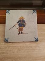 te koop een antiek tegeltje  13x13 cm  ingst, Antiek en Kunst, Antiek | Wandborden en Tegels, Ophalen of Verzenden
