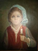 Huilende vrouw met kaars, Ophalen