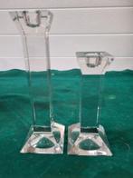 kandelaars villeroy en boch kristal vintage, Huis en Inrichting, Woonaccessoires | Kandelaars en Kaarsen, Ophalen of Verzenden