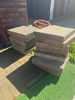 Stoeptegels 13 stuks, Tuin en Terras, Tegels en Klinkers, Ophalen, Gebruikt, Beton, Overige typen