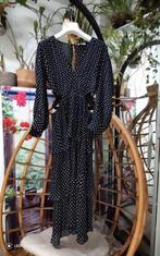Elegante Sandro jurk met stippen - Maat s, Zwart, Sandro, Ophalen of Verzenden, Zo goed als nieuw