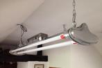 Industriele tl lamp fabriekslamp TT3, Huis en Inrichting, Lampen | Hanglampen, Ophalen of Verzenden, Zo goed als nieuw, Metaal
