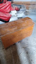 Houten kist, oude kerkkist, opbergkist, Ophalen, Overige materialen, Gebruikt, 100 tot 150 cm