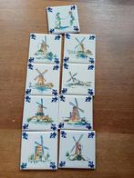 9 tegeltjes van de KLM., Antiek en Kunst, Ophalen of Verzenden