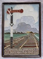 Wandtegel Spoorwegstaking 1945, Antiek en Kunst, Verzenden