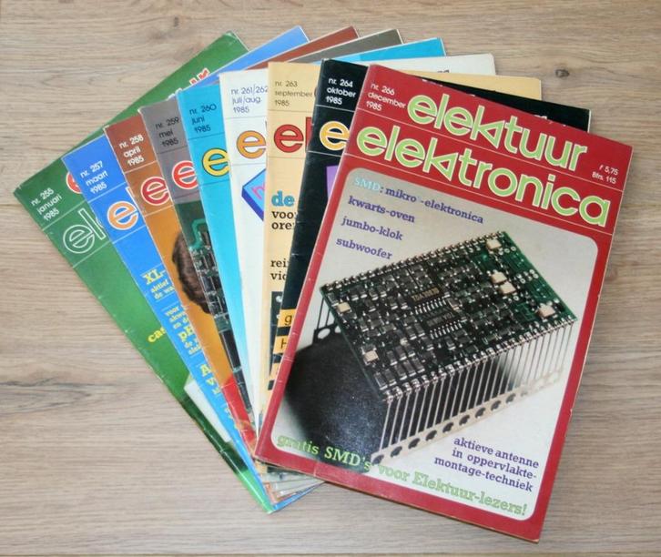 Elektuur 1985 (9 stuks), Boeken, Tijdschriften en Kranten, Gelezen, Overige typen, Ophalen of Verzenden