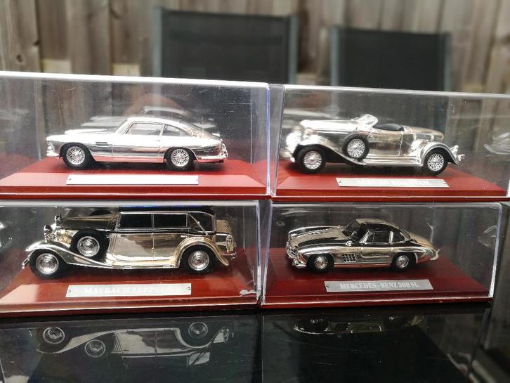 Edition Atlas, zilver Collection 1:43 modelauto's, Hobby en Vrije tijd, Modelauto's | 1:43, Nieuw, Auto, Overige merken, Ophalen of Verzenden