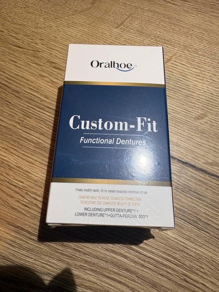 Custom-Fit Functionele Gebitsprothese, Sieraden, Tassen en Uiterlijk, Uiterlijk | Mondverzorging, Nieuw, Overige typen, Ophalen of Verzenden