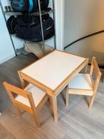 IKEA LÄTT kindertafel + 2 stoeltjes, Kinderen en Baby's, Kinderkamer | Tafels en Stoelen, Ophalen, Zo goed als nieuw, Tafel(s) en Stoel(en)