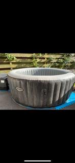 Intex pure spa greywood, Tuin en Terras, Bubbelbaden en Hottubs, Ophalen, Gebruikt, Afdekzeil