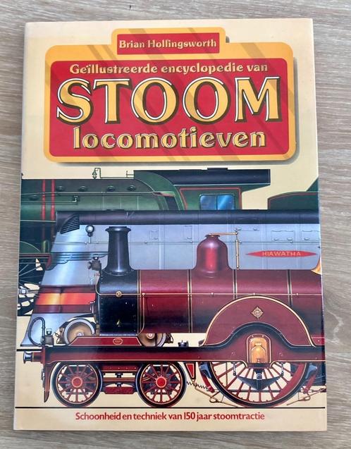 Geilustreerde encyclopedie van stoom locomotieven, Verzamelen, Spoorwegen en Tramwegen, Zo goed als nieuw, Trein, Boek of Tijdschrift