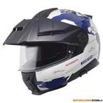 Schuberth E2 Atlas Systeemhelm, Wit-Blauw, Motoren, Ophalen of Verzenden, Nieuw met kaartje
