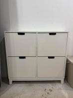 Ställ schoenenkast 4 vakken wit 96x17x90 cm topseller!, Ophalen, Zo goed als nieuw