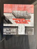 Grafisch werk/ collage van Sharzad Khalili, Ophalen of Verzenden