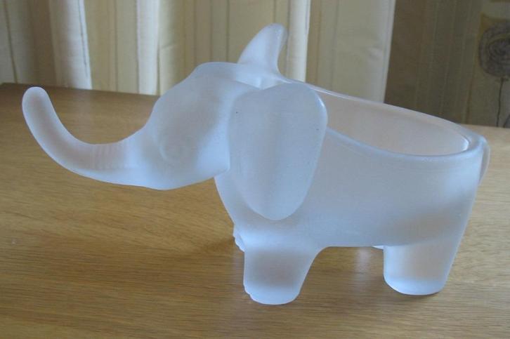 Plantenbakje - glas, Tuin en Terras, Bloempotten, Zo goed als nieuw, Overige materialen, Binnen, Minder dan 40 cm, Minder dan 25 cm