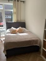 Mooie boxpring twijfelaar, Huis en Inrichting, Ophalen, 140 cm, Zo goed als nieuw, Twijfelaar