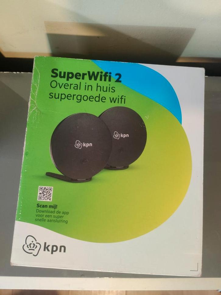 KPN SuperWifi 2 - Perfecte Wifi in Huis, Computers en Software, Routers en Modems, Nieuw, Router, Ophalen