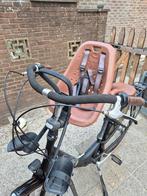Yepp fietsstoeltje cognac, Fietsen en Brommers, Fietsaccessoires | Fietsstoeltjes, Ophalen, Zo goed als nieuw, Voorzitje, Yepp