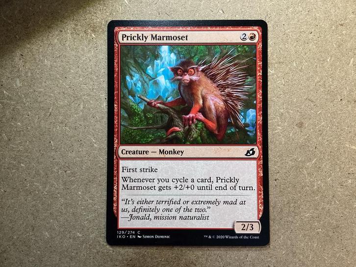 1x Prickly Marmoset [129/274] (Near Mint), Hobby en Vrije tijd, Verzamelkaartspellen | Magic the Gathering, Zo goed als nieuw