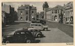 TERNEUZEN Markt met Auto's en Shell Pomp Garage, Verzamelen, Verzenden, 1940 tot 1960, Ongelopen, Zeeland