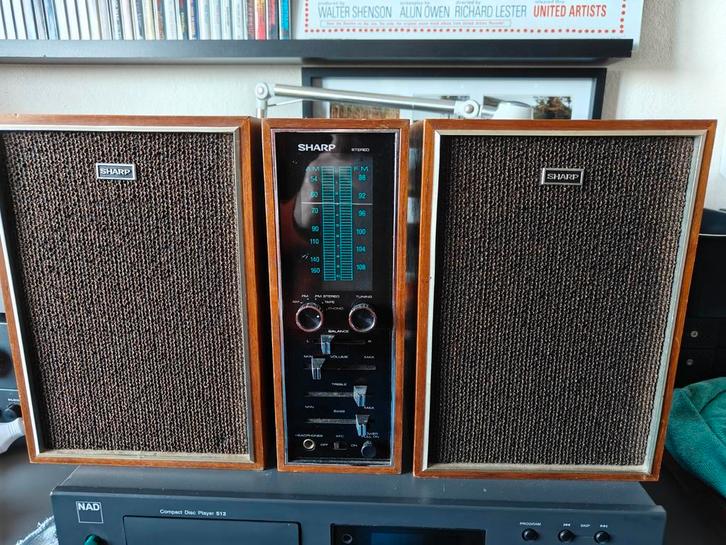 Vintage Sharp MPX-37 Stereo Set, Audio, Tv en Foto, Stereo-sets, Gebruikt, Speakers, Akai, Ophalen of Verzenden
