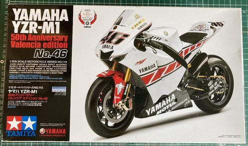 tamiya Yamaha YZR-M1 '05 #46 Valencia edition 1/12, Hobby en Vrije tijd, Modelbouw | Auto's en Voertuigen, Nieuw, Groter dan 1:32