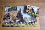Jumbo '' KOEIEN BIJ DE BOERDERIJ '' 1500 st., Ophalen of Verzenden, 500 t/m 1500 stukjes, Gebruikt, Legpuzzel