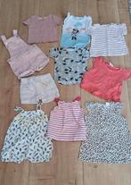 10 stuks meisjes zomerkleding mt 74, Ophalen of Verzenden, Zo goed als nieuw, Maat 74