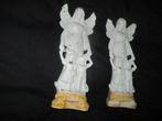 Twee engeltjes van Biscuit porseleinen ., Ophalen of Verzenden