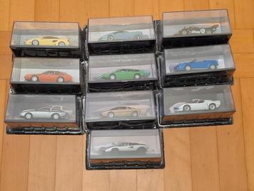 LOT 10 MODELS LAMBORGHINI CAR 1/43 SCALE beschikbaar voor biedingen