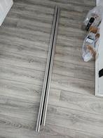 Twee RVS Trapleuningen - 194cm & 184cm, Ophalen of Verzenden, Gebruikt, Rvs, Overige typen