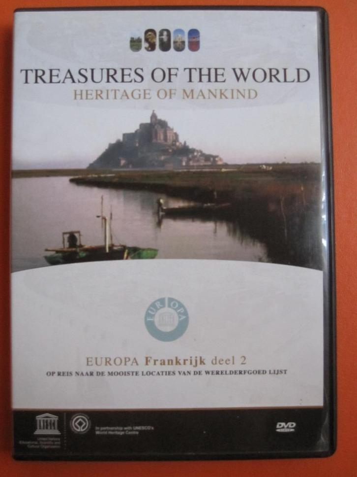 Treasures of the World - Europa: Frankrijk deel 2, Cd's en Dvd's, Dvd's | Documentaire en Educatief, Zo goed als nieuw, Kunst of Cultuur