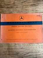 Mercedes motor onderdelen boek M114 injectie, Auto diversen, Handleidingen en Instructieboekjes, Ophalen of Verzenden