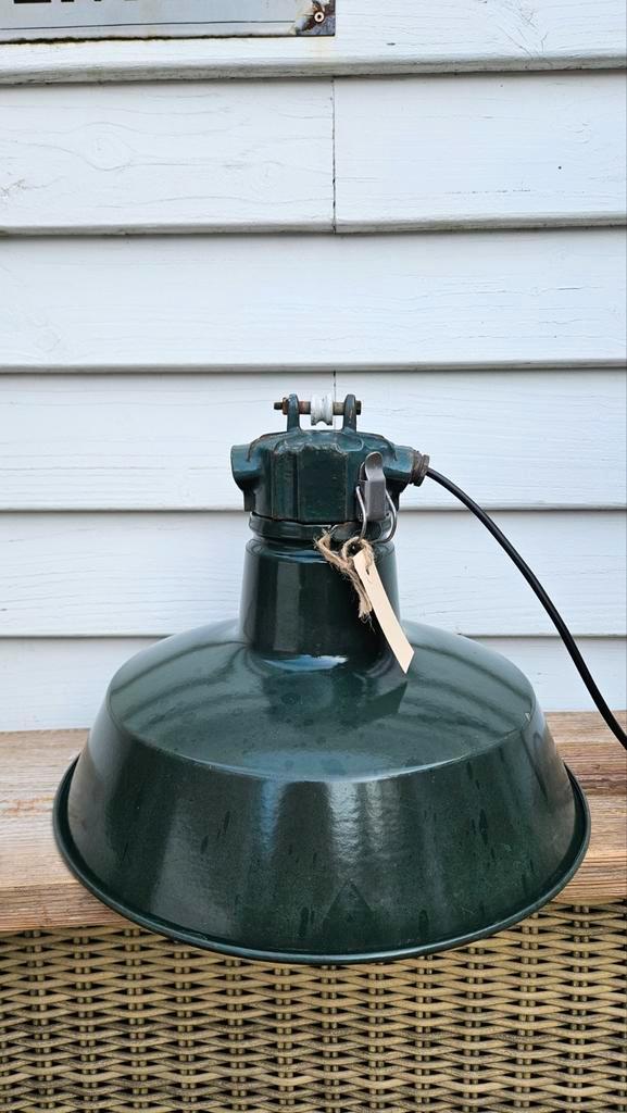 Emaille Hanglamp, Huis en Inrichting, Lampen | Hanglampen, Minder dan 50 cm, Ophalen of Verzenden