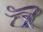 Leuk paars pony halster met blingbling en touw, Ophalen of Verzenden, Gebruikt, Overige soorten