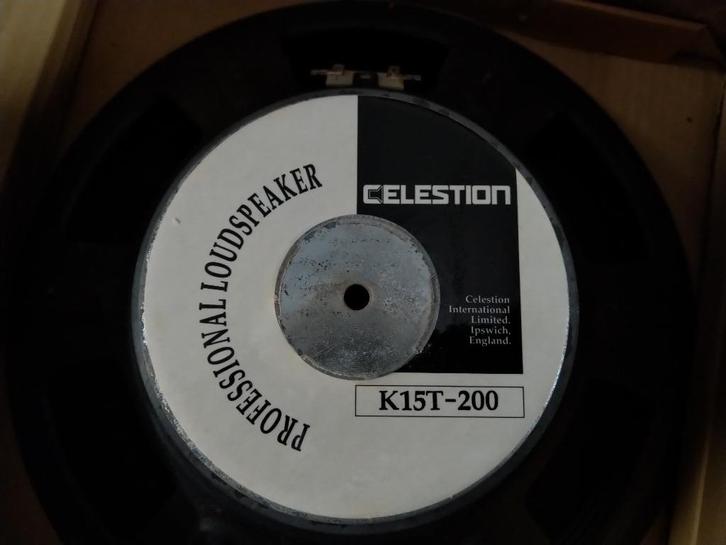 Celestion Gitaarluidspreker K15T-200 nieuw, Audio, Tv en Foto, Luidsprekers, Nieuw, Overige typen, 120 watt of meer, Overige merken