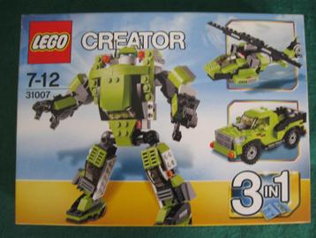 Lego 31007 Creator 3 in 1 Power Robot beschikbaar voor biedingen