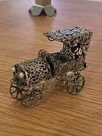 Vintage zilveren Miniatuur Koets, Ophalen of Verzenden