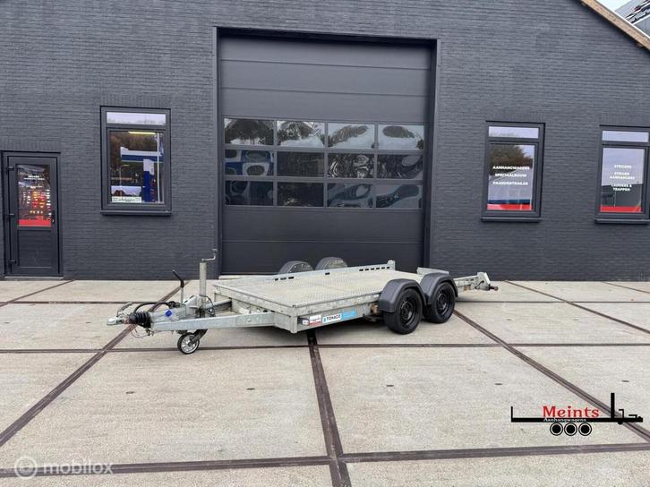 UNIEK! Tohaco luchtgeveerde aanhanger 350x150 3500KG 2017, Auto diversen, Aanhangers en Bagagewagens, Gebruikt