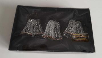 Kerstklokjes glas met goud. Voor kerstboom, kerst stukje etc beschikbaar voor biedingen