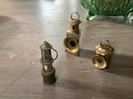 Miniatuur Mijnlampen - Olie Lampen Messing Koper Antiek, Ophalen of Verzenden
