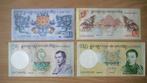 Bhutan 2011/2013, 4 verschillende bankbiljetten (UNC), Setje, Midden-Oosten, Verzenden