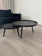 Woood tafel set, Huis en Inrichting, Tafels | Salontafels, Rond, Zo goed als nieuw, Minder dan 50 cm, 50 tot 100 cm