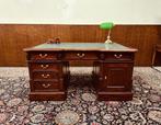 Engels Klassiek Chesterfield Bureau Partnerdesk, Antiek en Kunst, Ophalen