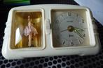 wekker antiek met reuge speeldoos en ballerina jaren 50, Ophalen of Verzenden