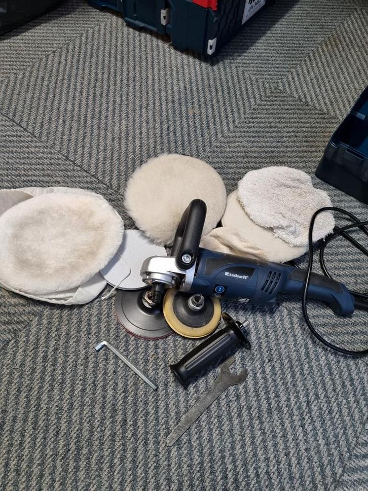 Einhell schuur/poetsmachine, Doe-het-zelf en Verbouw, Gereedschap | Slijpmachines, Werkbankslijpmachine, Minder dan 700 watt, Ophalen