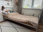 Brocant bed 'Du Cleo' zachtgrijs vipack, Kinderen en Baby's, Kinderkamer | Bedden, Ophalen, Gebruikt, 180 cm of meer, 85 tot 100 cm
