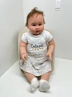 Ping Lau, Linlin,  reborn toddler met mooie bruine ogen, Verzamelen, Ophalen of Verzenden, Gebruikt, Babypop, Levensecht of Reborn