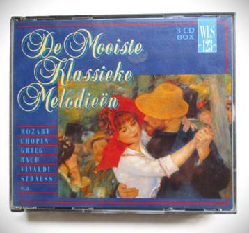 Klassiek~De Mooiste Klassieke Melodieën~3CD~Mozart~Grieg beschikbaar voor biedingen