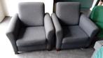 2 grijze fauteuls, Huis en Inrichting, Ophalen, Zo goed als nieuw, Minder dan 50 cm